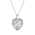Серебряный кулон "Купидон II" с кристаллами Swarovski™